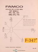 Famco-Famco EW Series, 1414, 1212, 1010, 1096, 1072, 772 Shear Service Manual 1972-1010-1072-1096-1212-1414-772-06